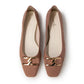 日本製 [23AW] Launa lea 金扣平底高跟鞋 (0530)(PK beige S)