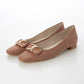 日本製 [23AW] Launa lea 金扣平底高跟鞋 (0530)(PK beige S)