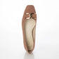 日本製 [23AW] Launa lea 金扣平底高跟鞋 (0530)(PK beige S)