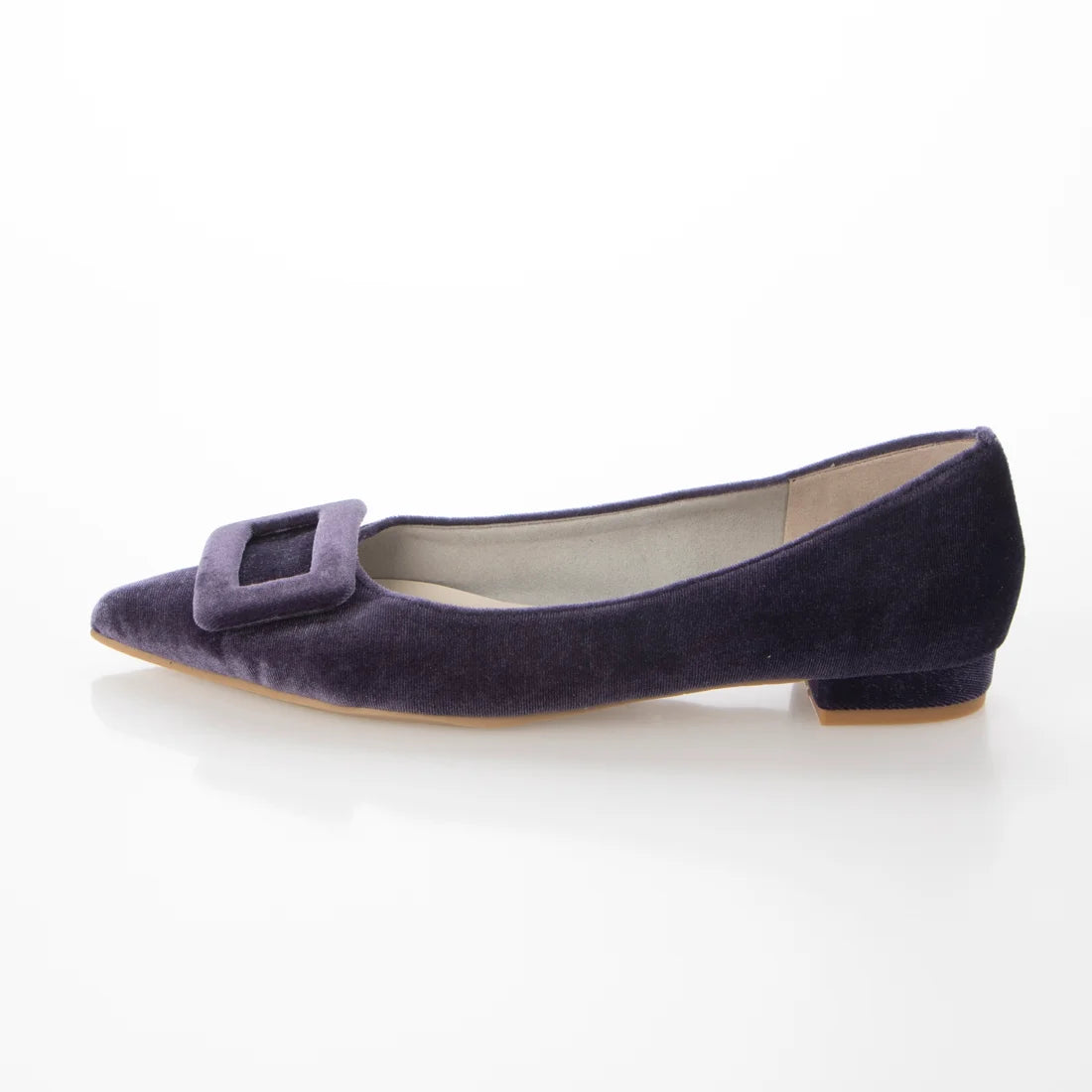 日本製[23AW] Launa lea 帶扣尖頭高跟鞋 (0459A) (Purple Z)（パープルZ）