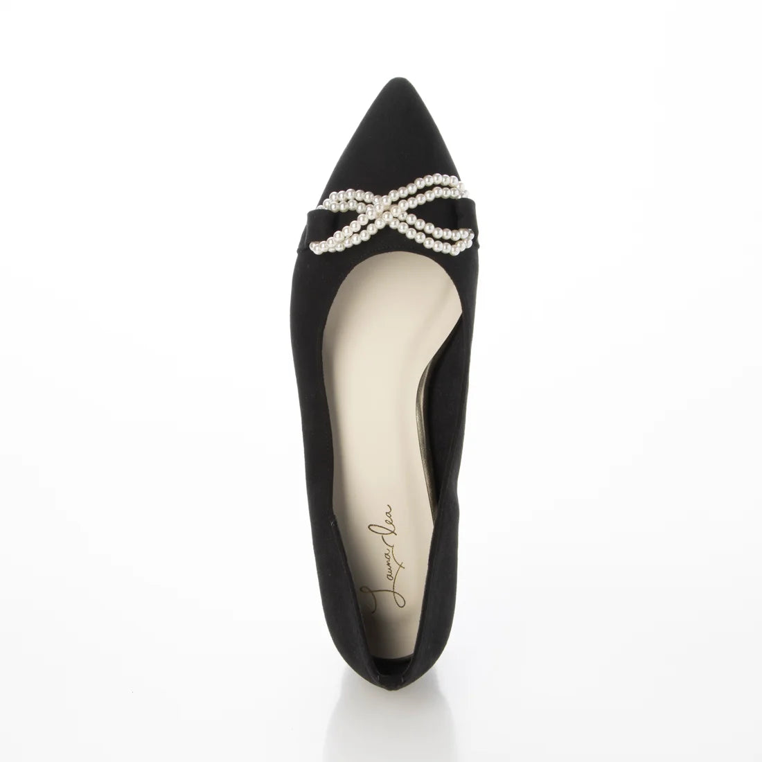 日本製 [23AW] Launa lea Bijou 絲帶尖頭高跟鞋 (0529) (Black S)