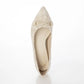 日本製 [23AW] Launa lea Bijou 絲帶尖頭高跟鞋 (0529)(Ivory Z/C)