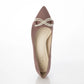 日本製 [23AW] Launa lea Bijou 絲帶尖頭高跟鞋 (0529) (Mauve S)