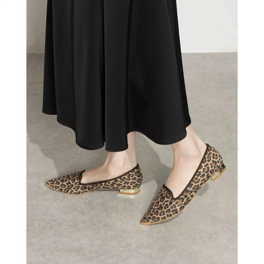 日本製 Launa lea Opera 平底高跟鞋 (0535) (Leopard S)