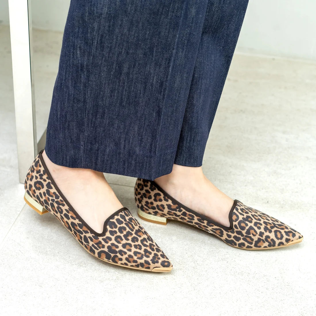 日本製 Launa lea Opera 平底高跟鞋 (0535) (Leopard S)