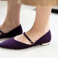 日本製[23AW] Launa lea 側切瑪麗珍鞋 (0528) ( Purple S)（パープルS）