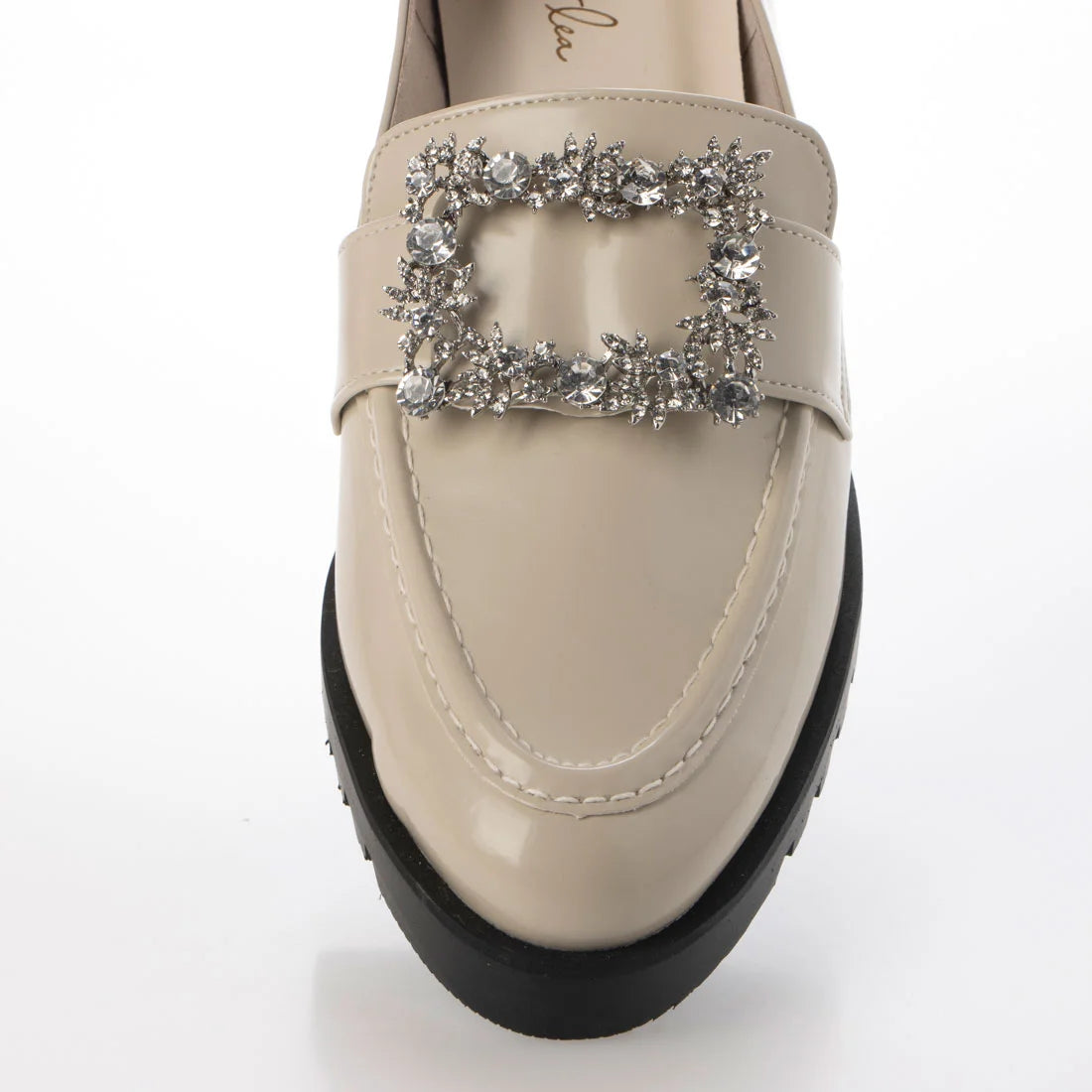 [23AW/預購] Launa lea Bijou 搭扣厚底樂福鞋 (SP030) (Ivory)