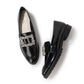 日本製  [23AW/預購] Launa lea Bijou 搭扣厚底樂福鞋 (SP030)  (Black)