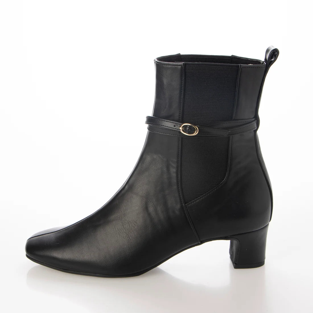 日本製Launa lea 2way細帶方頭短靴(0547)(Black)