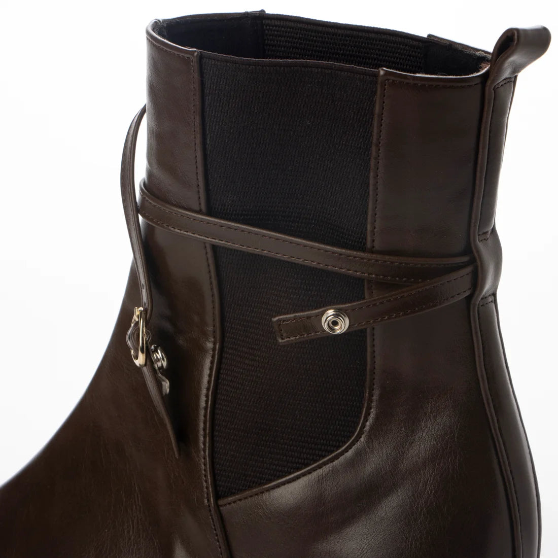 日本製 Launa lea 2way 薄帶方頭短靴 (0547) (Brown)