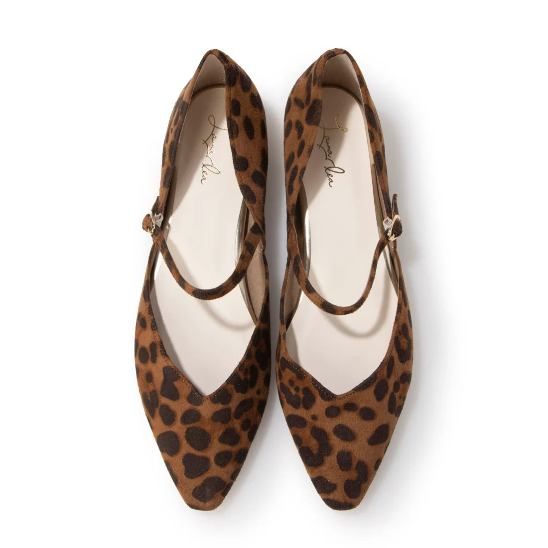 日本製 Launa lea 側切瑪麗珍鞋 (0528) (Leopard S)