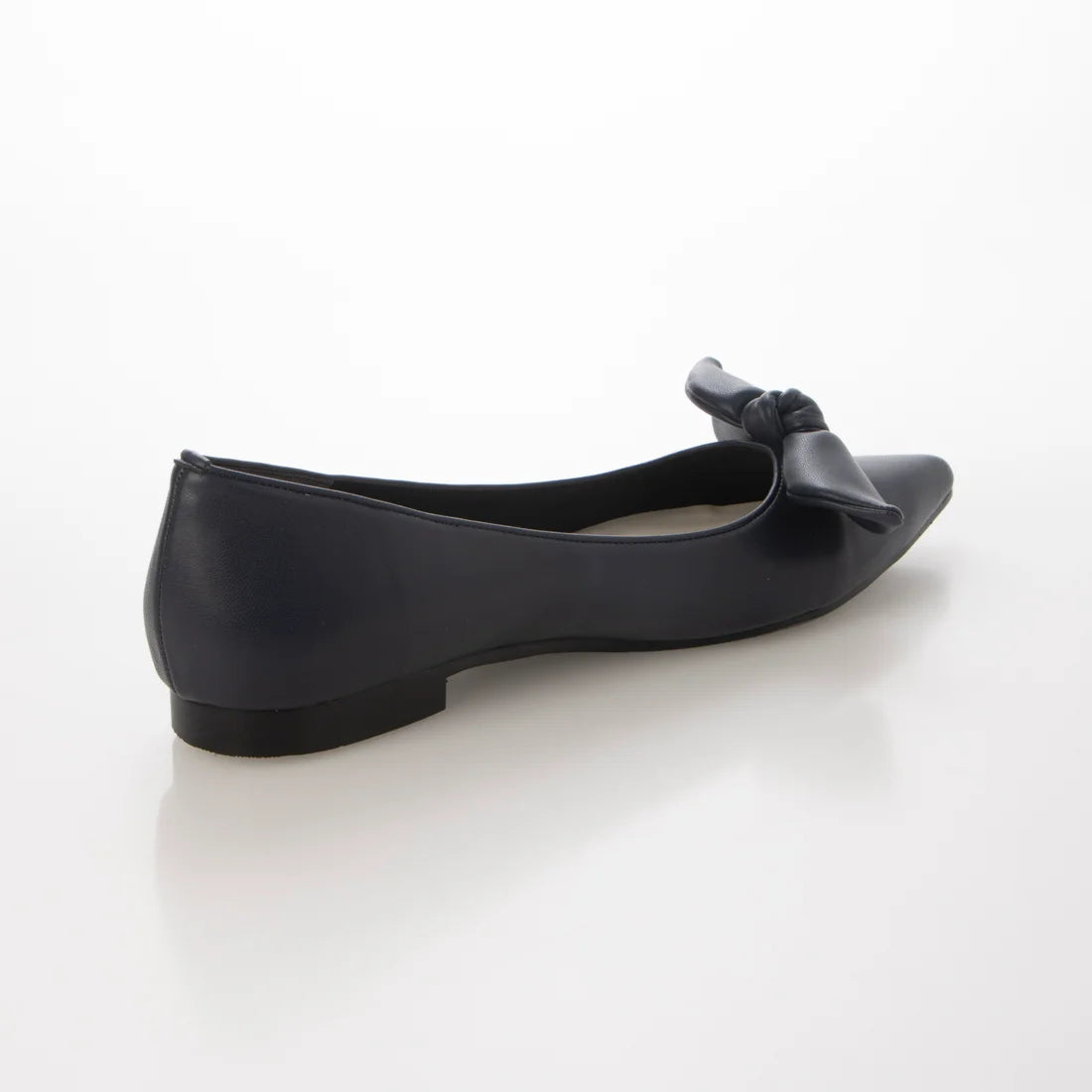 日本製[23AW] Launa lea 尖頭絲帶平底高跟鞋 (0509)（Navy）（ネイビー）