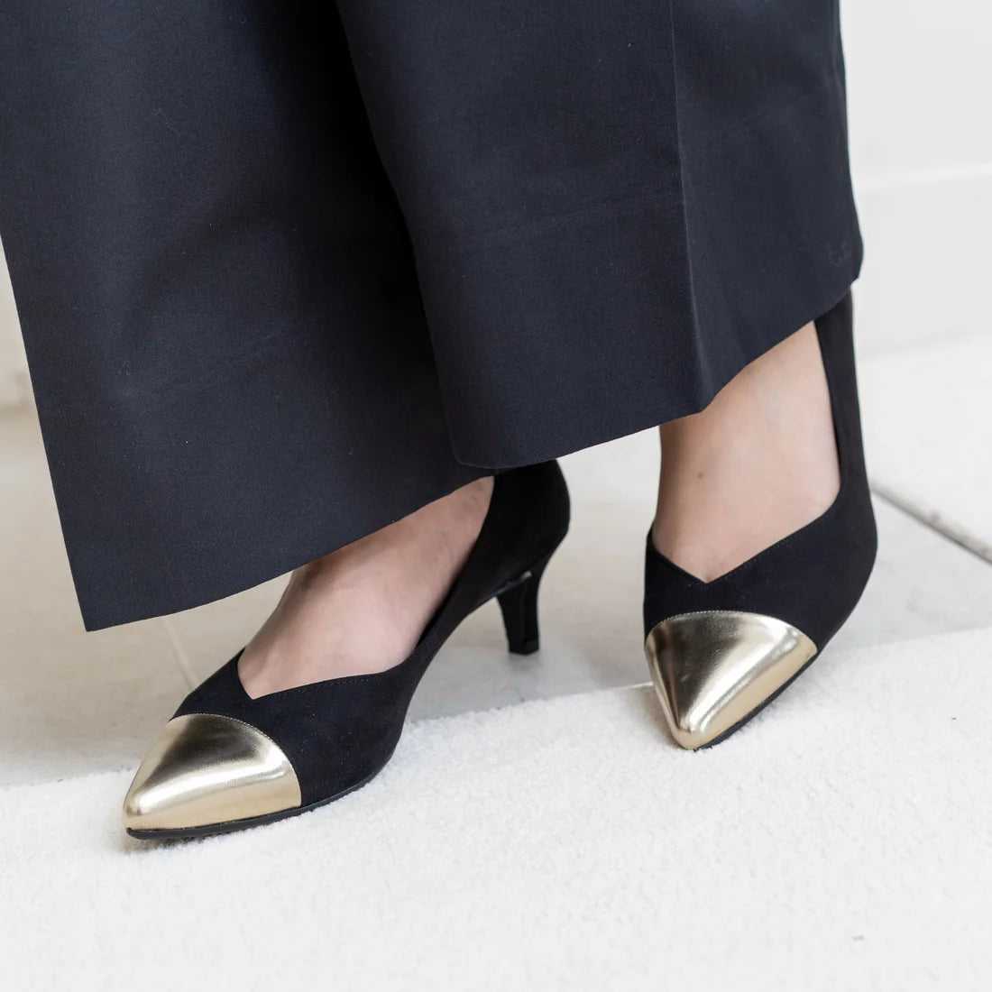 日本製[23AW] Launa lea 尖頭高跟鞋 (0539)（ Black S）（ブラックS）