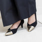 日本製[23AW] Launa lea 尖頭高跟鞋 (0539) (Black S/C)（ブラックS/C）