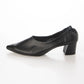 日本製 Launa lea 尖頭粗跟淺口鞋 (0540)（Black）