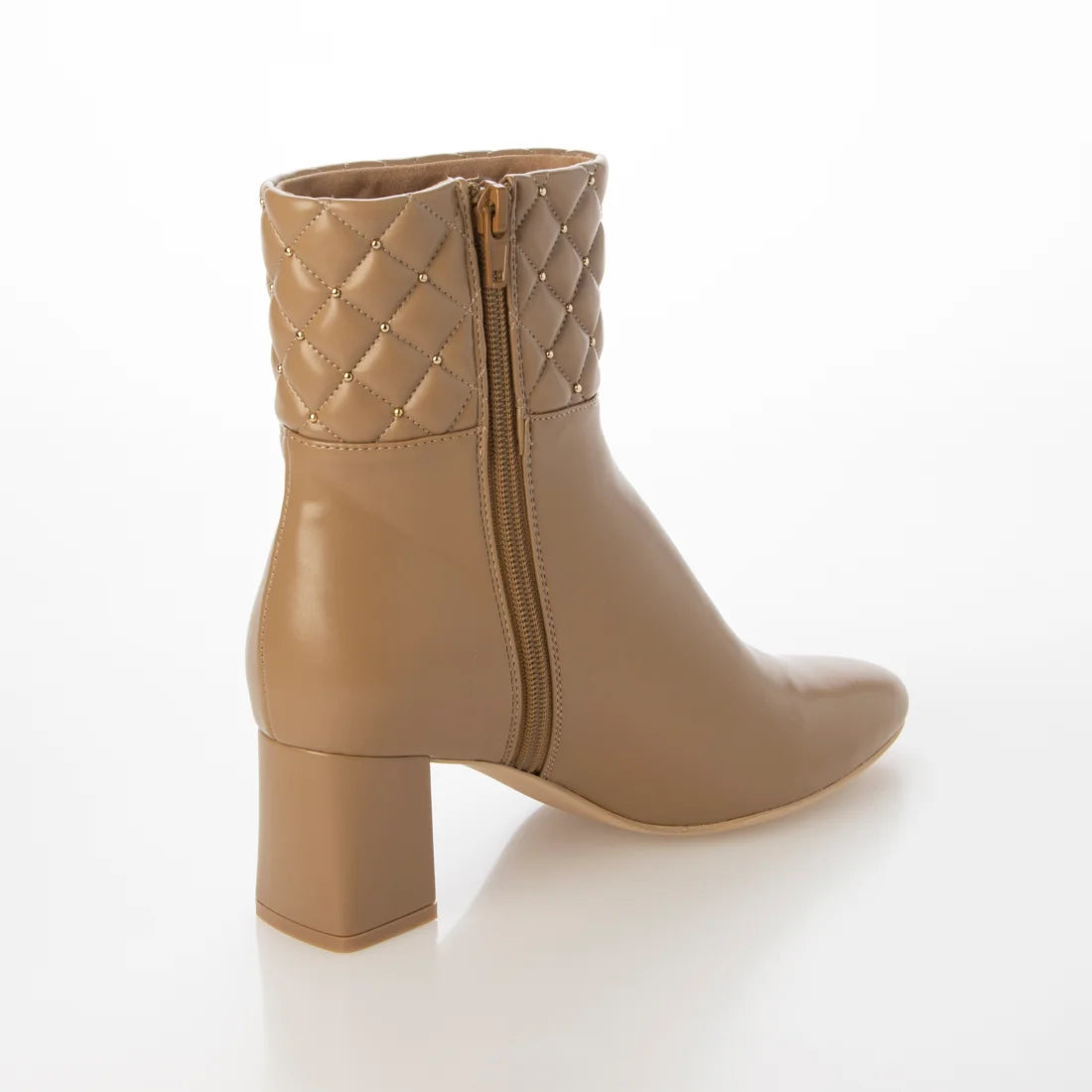 [23AW] Launa lea 絎縫杏仁頭短靴 (S141) (beige)