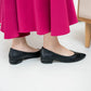 日本製[23AW]Launa lea彈性尖頭高跟鞋(0544)(Black) （ブラック）