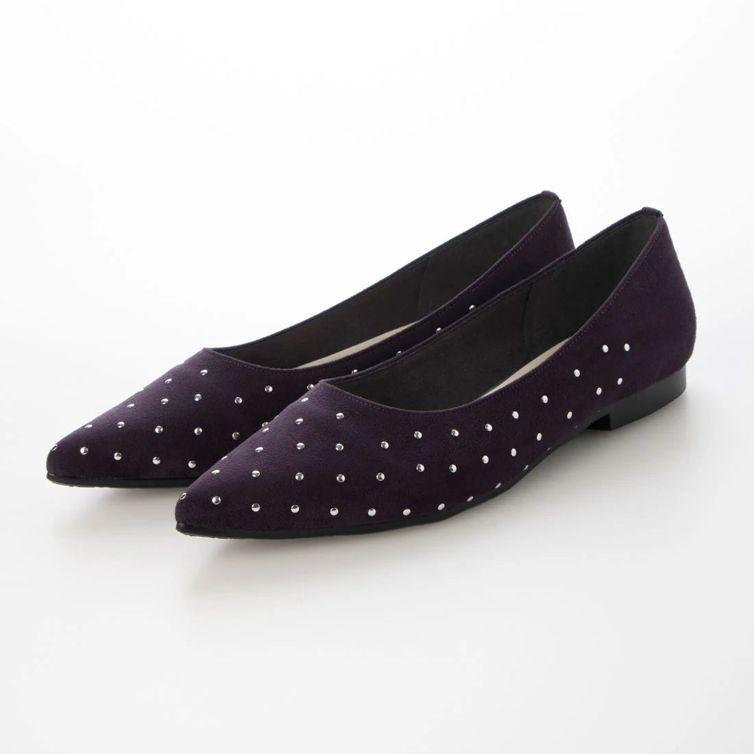 日本製[23AW]Launa lea 鉚釘尖頭高跟鞋 (0538)(Purple S)（パープルS）