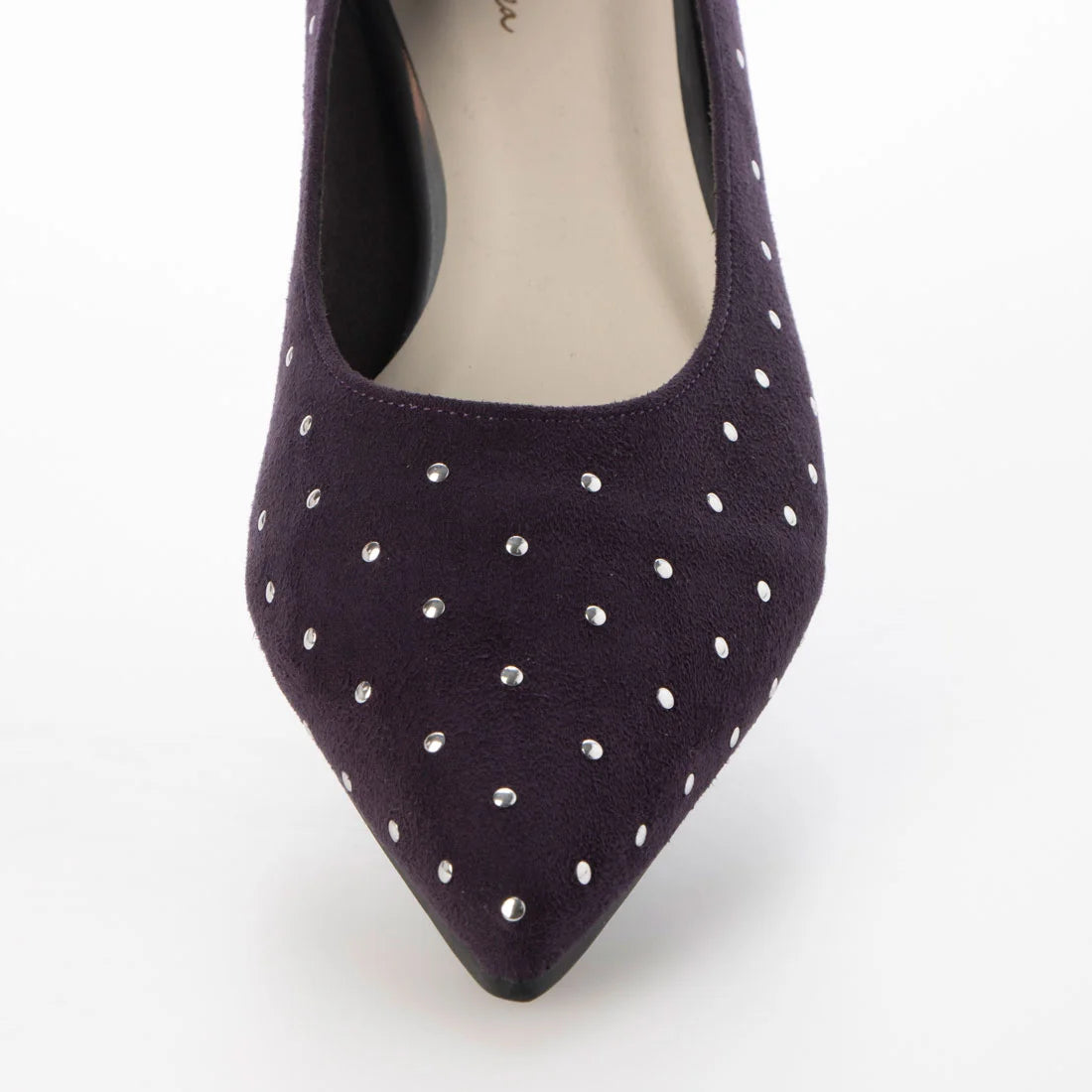 日本製[23AW]Launa lea 鉚釘尖頭高跟鞋 (0538)(Purple S)（パープルS）
