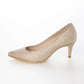 日本製 Launa Lea Rich 7cm Gold Line高跟鞋 (80001E) (白金色 Z / Platinum Z)