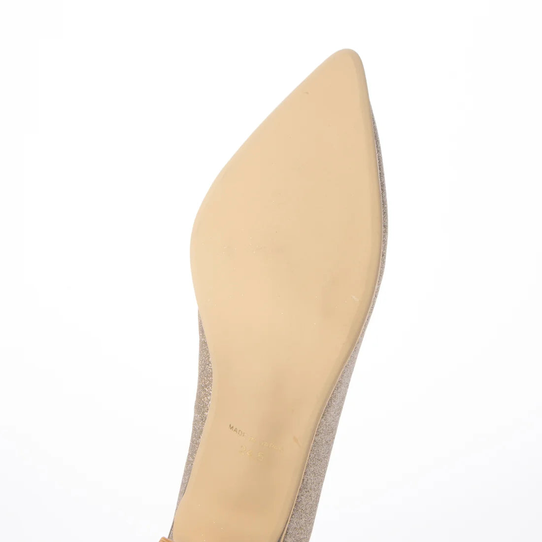 日本製 Launa Lea Rich 7cm Gold Line高跟鞋 (80001E) (白金色 Z / Platinum Z)