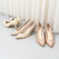 日本製 Launa Lea Rich 7cm Gold Line高跟鞋 (80001E) (白金色 Z / Platinum Z)
