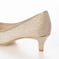 日本製 Launa Lea Rich 5cm Gold Line高跟鞋 (80009E)  (白金色 Z / Platinum Z)