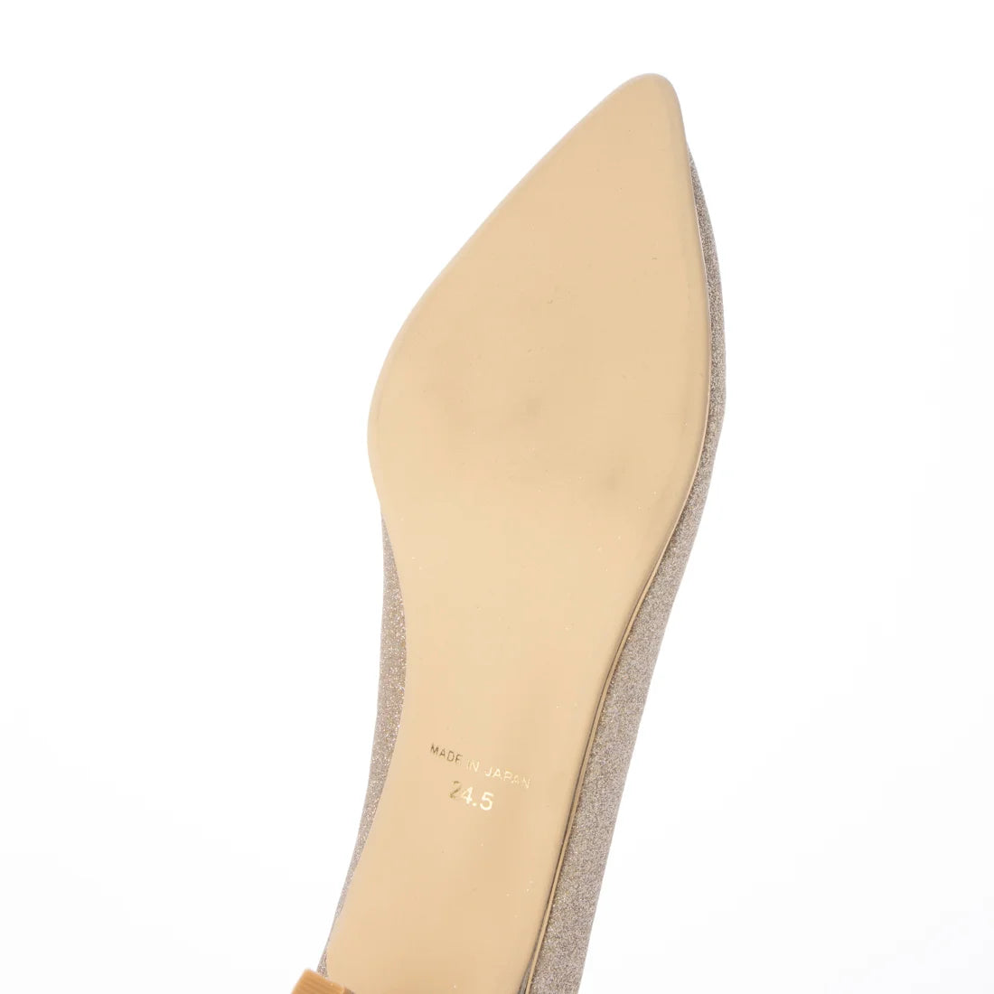 日本製 Launa Lea Rich 5cm Gold Line高跟鞋 (80009E)  (白金色 Z / Platinum Z)