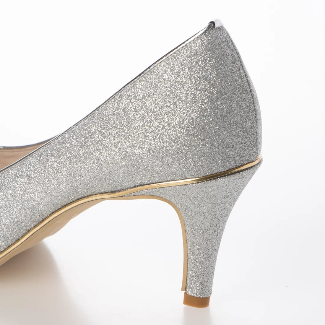 日本製 Launa Lea Rich 7cm Gold Line高跟鞋 (80001E) (銀色 Z/C / Silver Z/C)