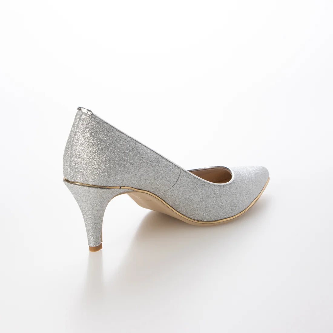 日本製 Launa Lea Rich 7cm Gold Line高跟鞋 (80001E) (銀色 Z/C / Silver Z/C)