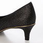 日本製 Launa Lea Rich 5cm Gold Line高跟鞋 (80009E)  (黑色 Z/C / Black Z/C)
