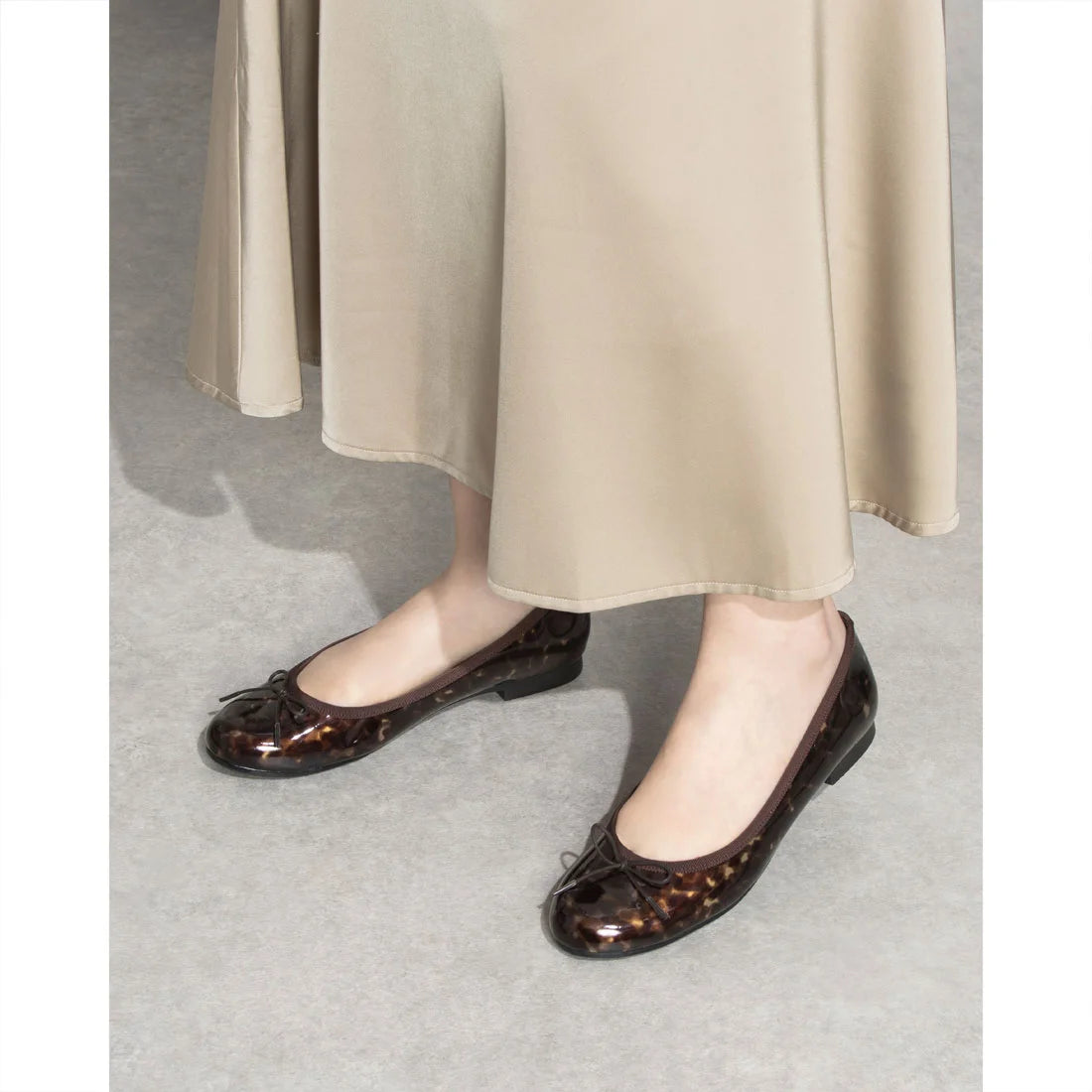 日本製[23AW]Launa lea芭蕾RainyDay圓頭芭蕾舞鞋(RB1402A)(Blue GreenE/C) （ブルーグリーンE/C）