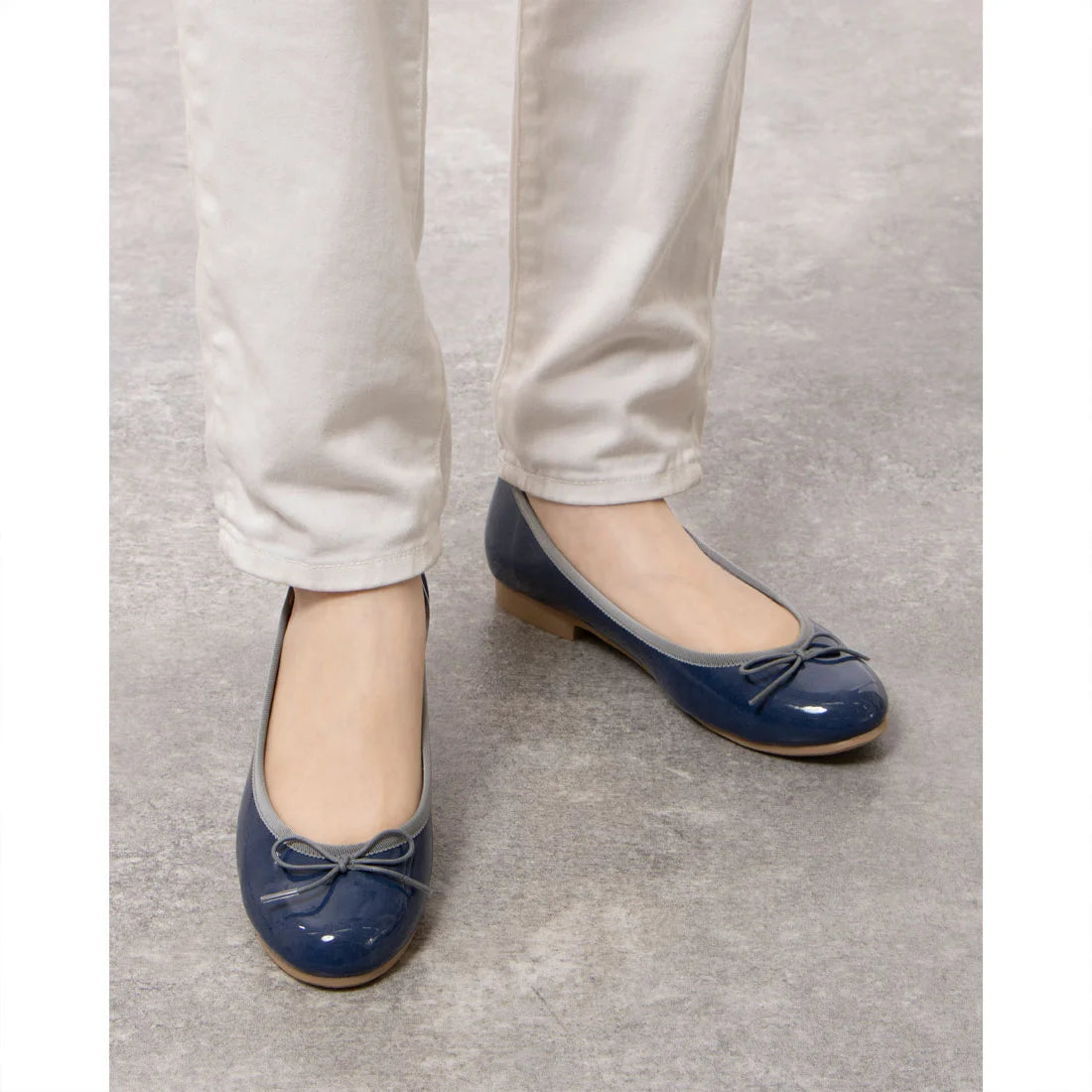 日本製[23AW]Launa lea芭蕾RainyDay圓頭芭蕾舞鞋(RB1402A)(Blue GreenE/C) （ブルーグリーンE/C）