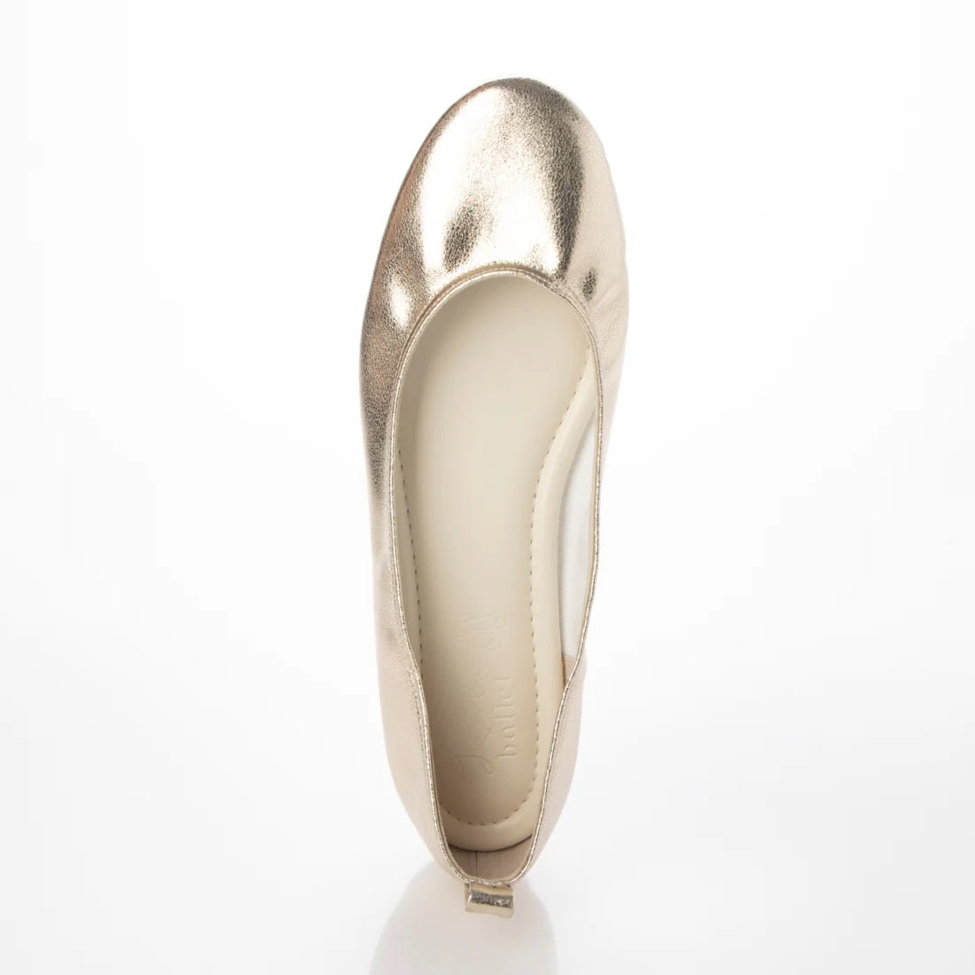 日本製 [23AW] Launa lea ballet 金屬圓頭芭蕾舞鞋 (B3004) (Platinum)