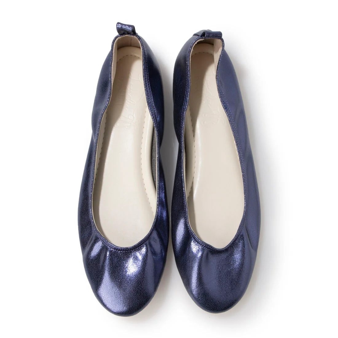 日本製 [23AW] Launa lea ballet 金屬圓頭芭蕾舞鞋 (B3004) (Navy)