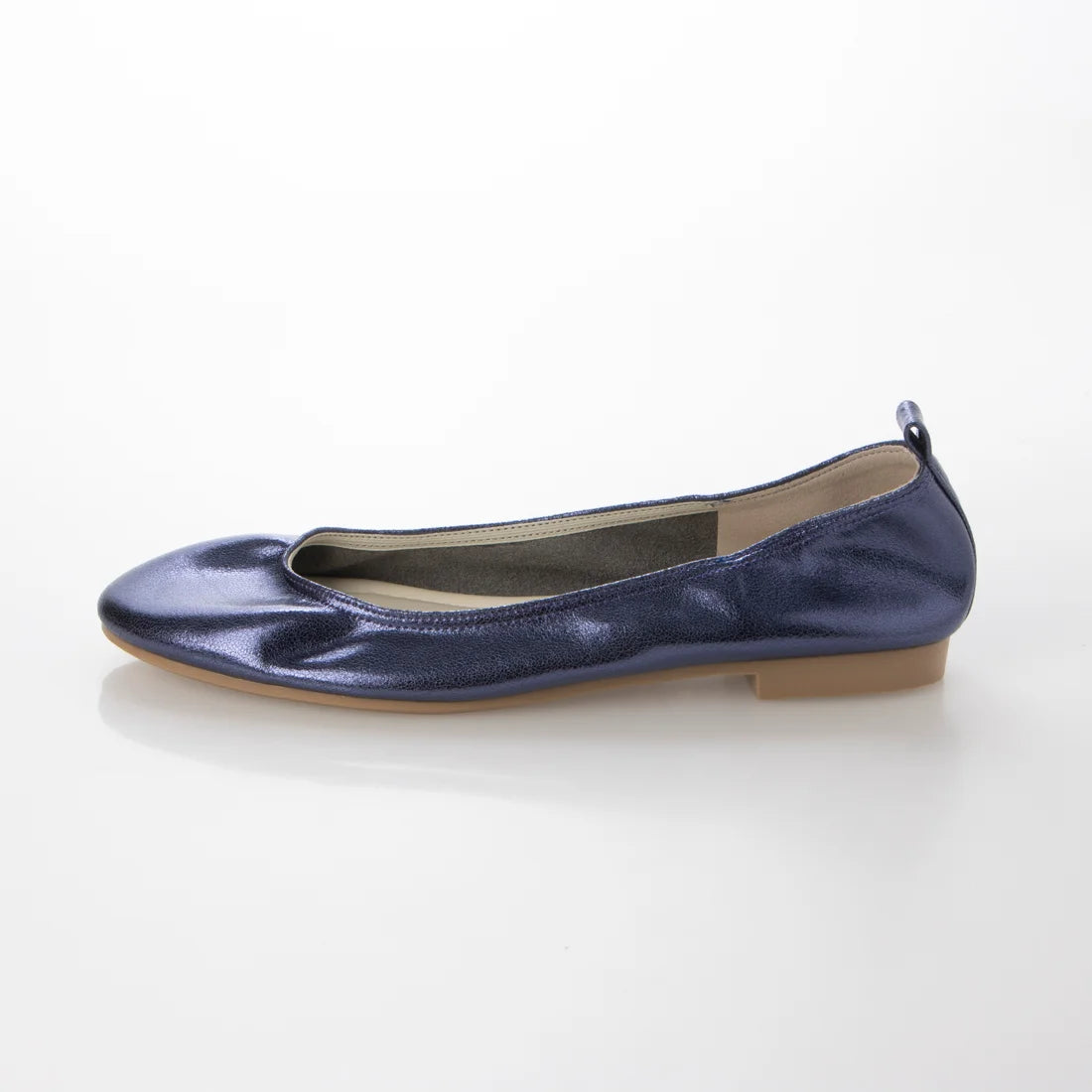 日本製 [23AW] Launa lea ballet 金屬圓頭芭蕾舞鞋 (B3004) (Navy)