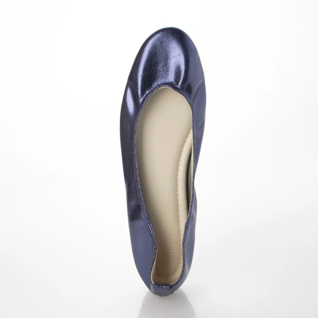 日本製 [23AW] Launa lea ballet 金屬圓頭芭蕾舞鞋 (B3004) (Navy)