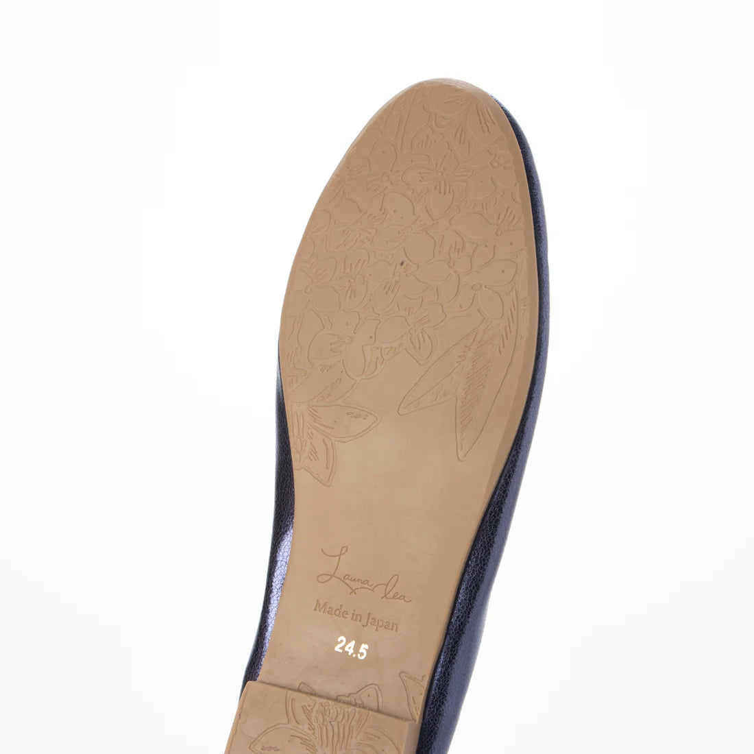 日本製 [23AW] Launa lea ballet 金屬圓頭芭蕾舞鞋 (B3004) (Navy)