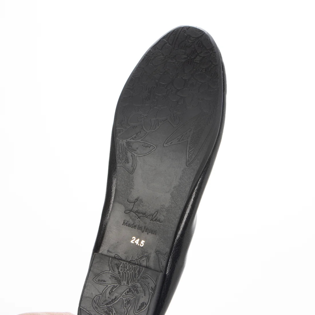 日本製 [23AW] Launa lea ballet 金屬圓頭芭蕾舞鞋 (B3004) (Black)