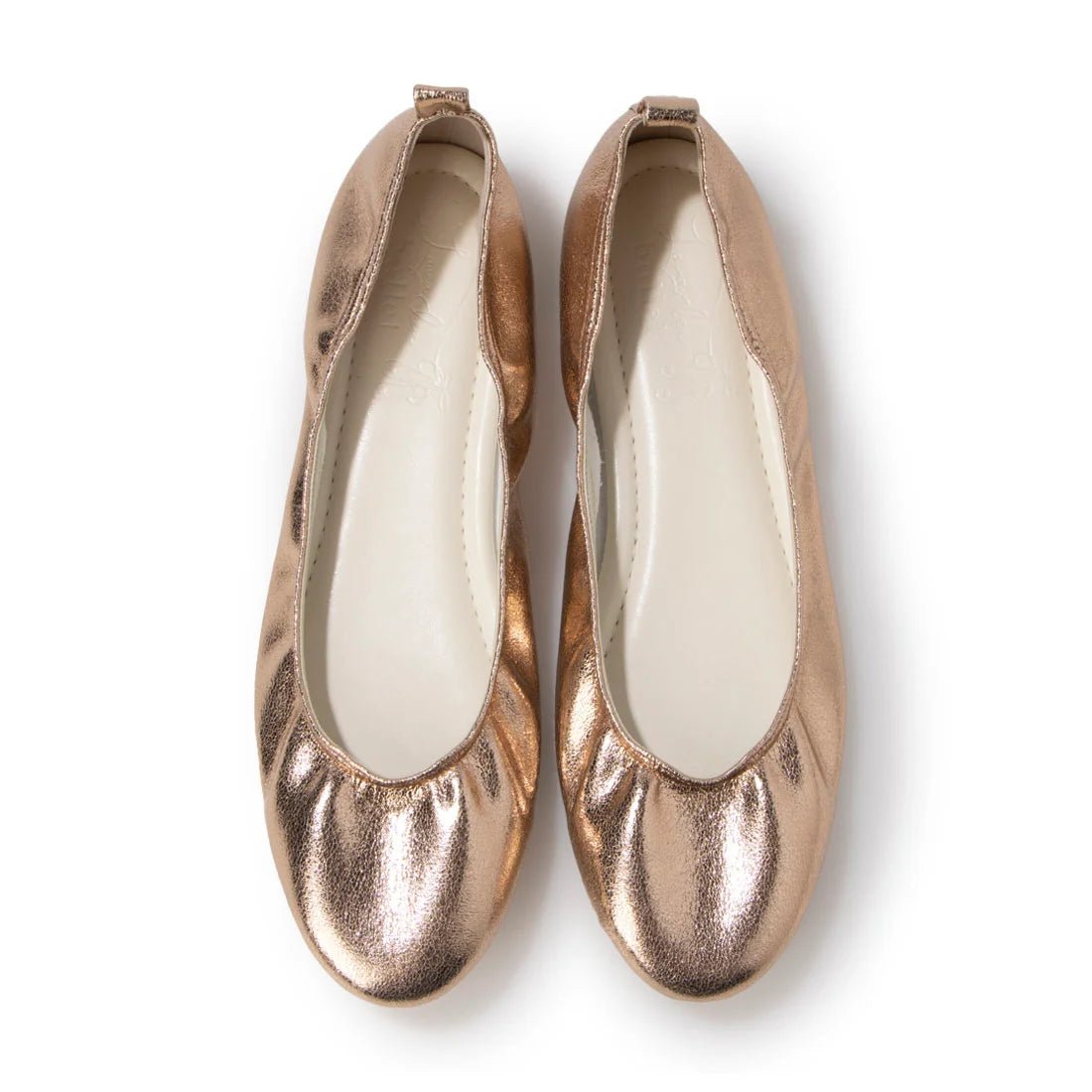 日本製 [23AW] Launa lea ballet 金屬圓頭芭蕾舞鞋 (B3004) (Pink beige )