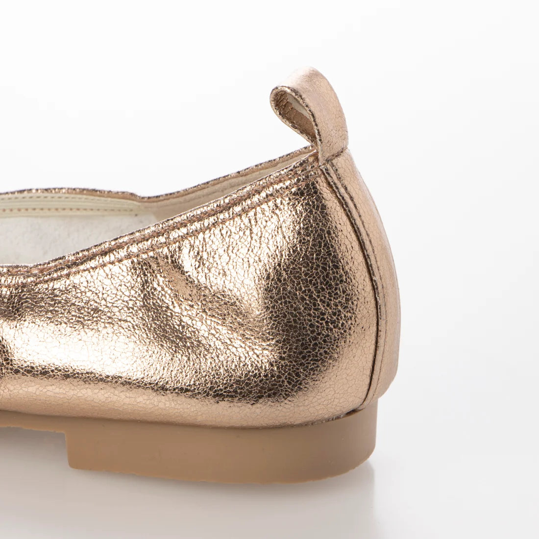 日本製 [23AW] Launa lea ballet 金屬圓頭芭蕾舞鞋 (B3004) (Pink beige )