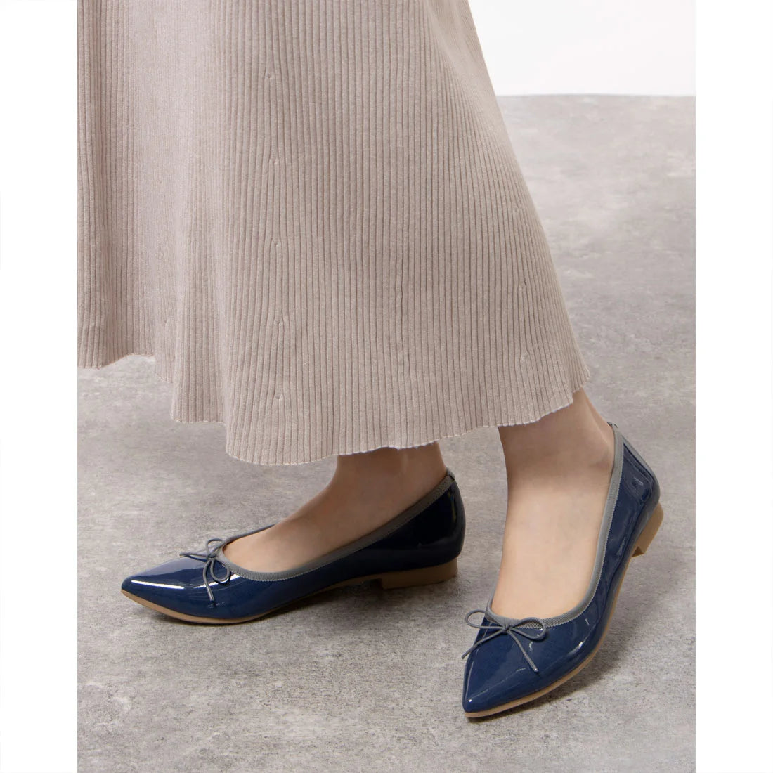 日本製 [23AW] Launa lea ballet RainyDay 尖頭芭蕾舞鞋 (RB4402A) (Brown E/C)