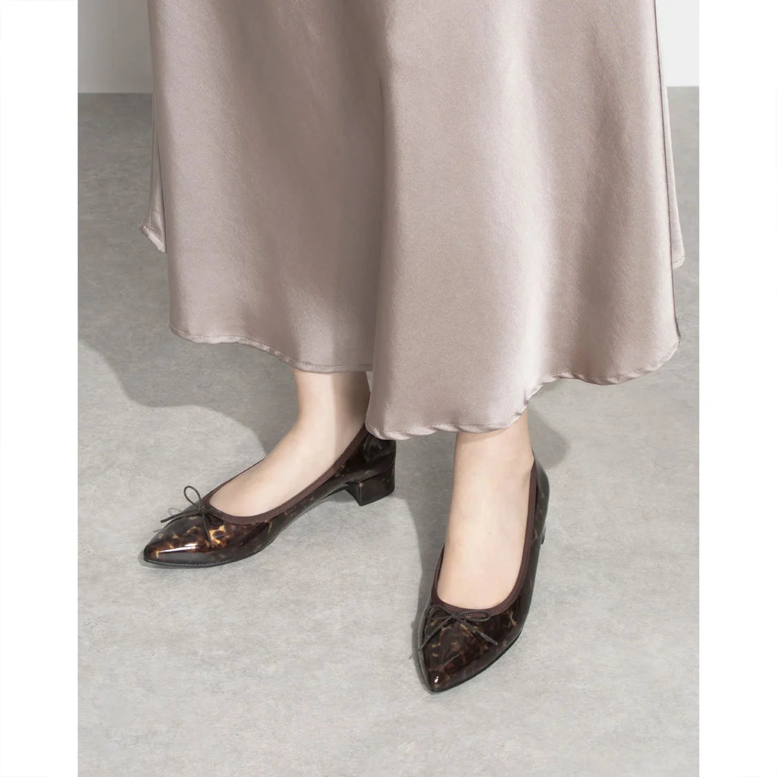 日本製 [23AW] Launa lea ballet RainyDay 尖頭跟芭蕾舞鞋 (RB9402A) (藍色 E/C)（ブルーE/C）
