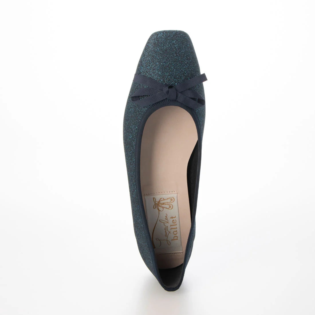 日本製 Launa lea芭蕾舞閃光方頭芭蕾舞鞋(B7606A)( Blue Z)