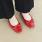 日本製 Launa lea 方頭芭蕾晴雨鞋 ( RB7003A ) (紅色/Red)