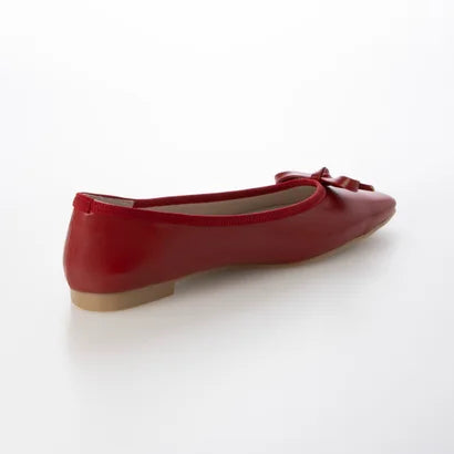 日本製 Launa lea 方頭芭蕾晴雨鞋 ( RB7003A ) (紅色/Red)